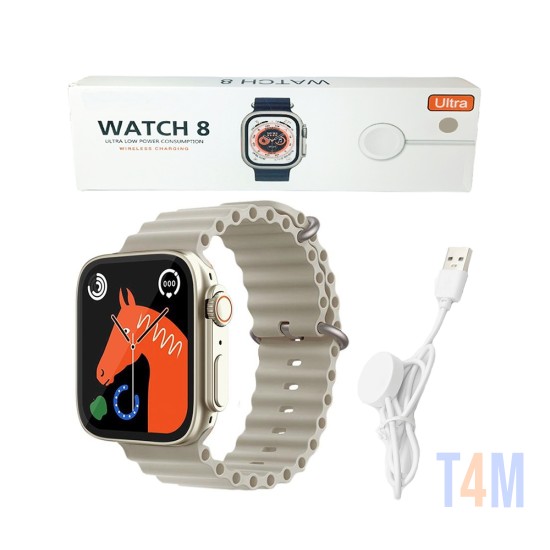 Smartwatch KD99 Ultra 1,99" Serie 8 Plata